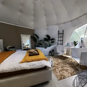 Sleep in an urban forest that awakens your senses