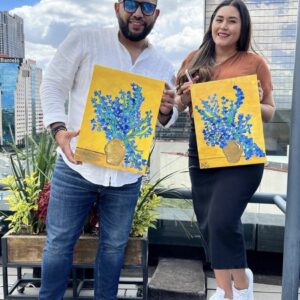 Paint and Drink with the best views of Mexico City