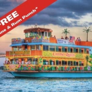 Clearwater Beach cruise with buffet on the Calypso Queen