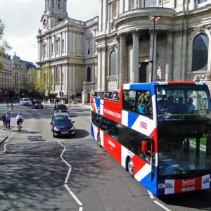 London: Tootbus Hop-on Hop-off Tour + Thames River Cruise