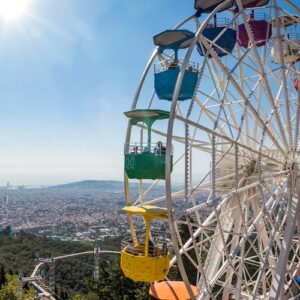 Tibidabo Panoramic Area: Entry + Cuca de Llum & TibiBus Access