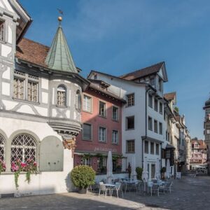Old town walking tour in St.Gallen