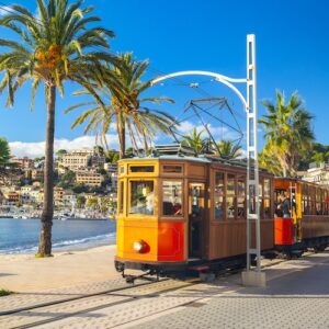 Mallorca Self-Guided Tour from Palma to Sa Calobra (S贸ller train, tram, & boat)