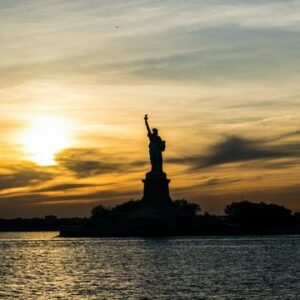 Statue of Liberty and Ellis Island sunset cruise