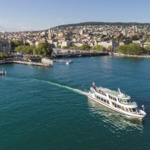 Zurich guided bus tour with lake cruise