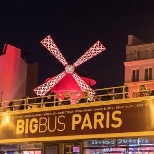 Big Bus panoramic night tour of Paris