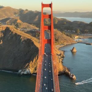 Golden Gate bridge helicopter ride