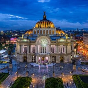 Mexico City night tour with optional ticket to Torre Latinoamericana
