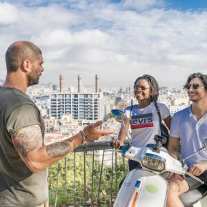 4-hour Barcelona icons and panoramic guided tour by Vespa