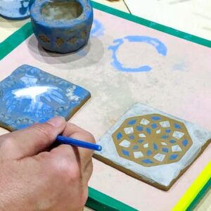 Artisan tiles workshop in Barcelona