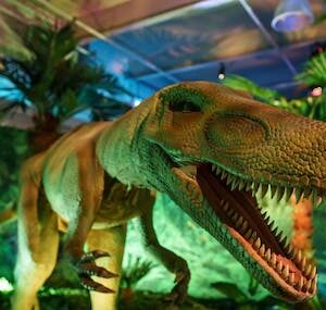 Entrance ticket for the Dino Safari walk-thru experience in Las Vegas