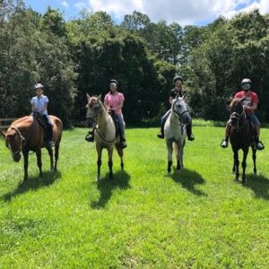 Horseback trail ride in Central Florida