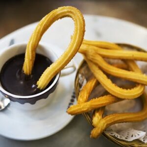 Self-balancing  scooter tour in Madrid with chocolate con churros